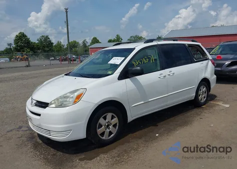 2004 Toyota Sienna Le from USA, damaged, VIN 5TDZA23C74S161552